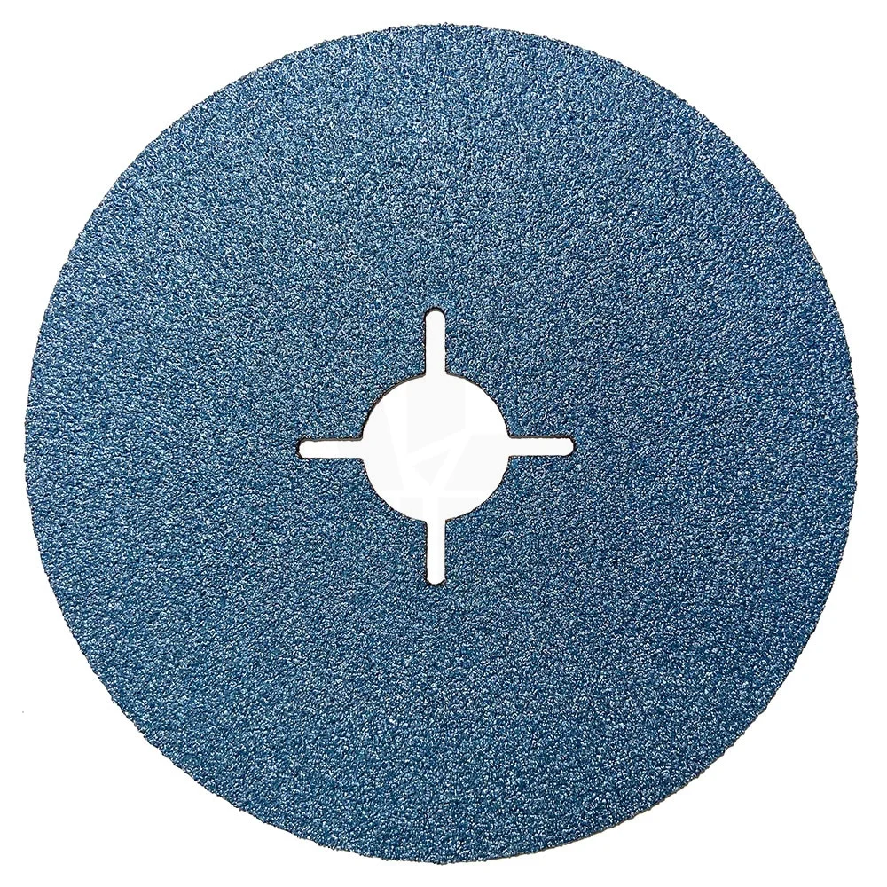 LARIX 5 inch Zirconia Fiber Disc 24 Grit Grinding and Sanding Discs Abrasive Tool