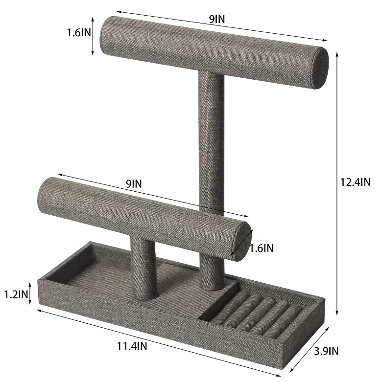 Stand jewelry metal jewelry display bracelet custom necklace & watch display for jewelry counter