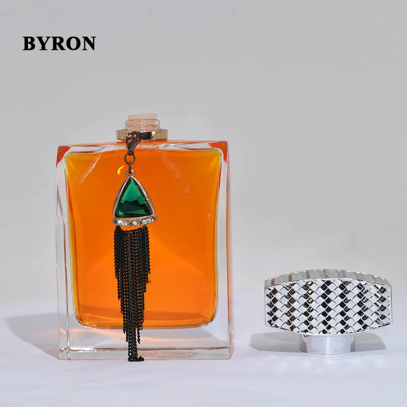 Manufacture Crimping Custom 100ml Hand Polished Glass Perfume Glass Bottles Oil Bottles