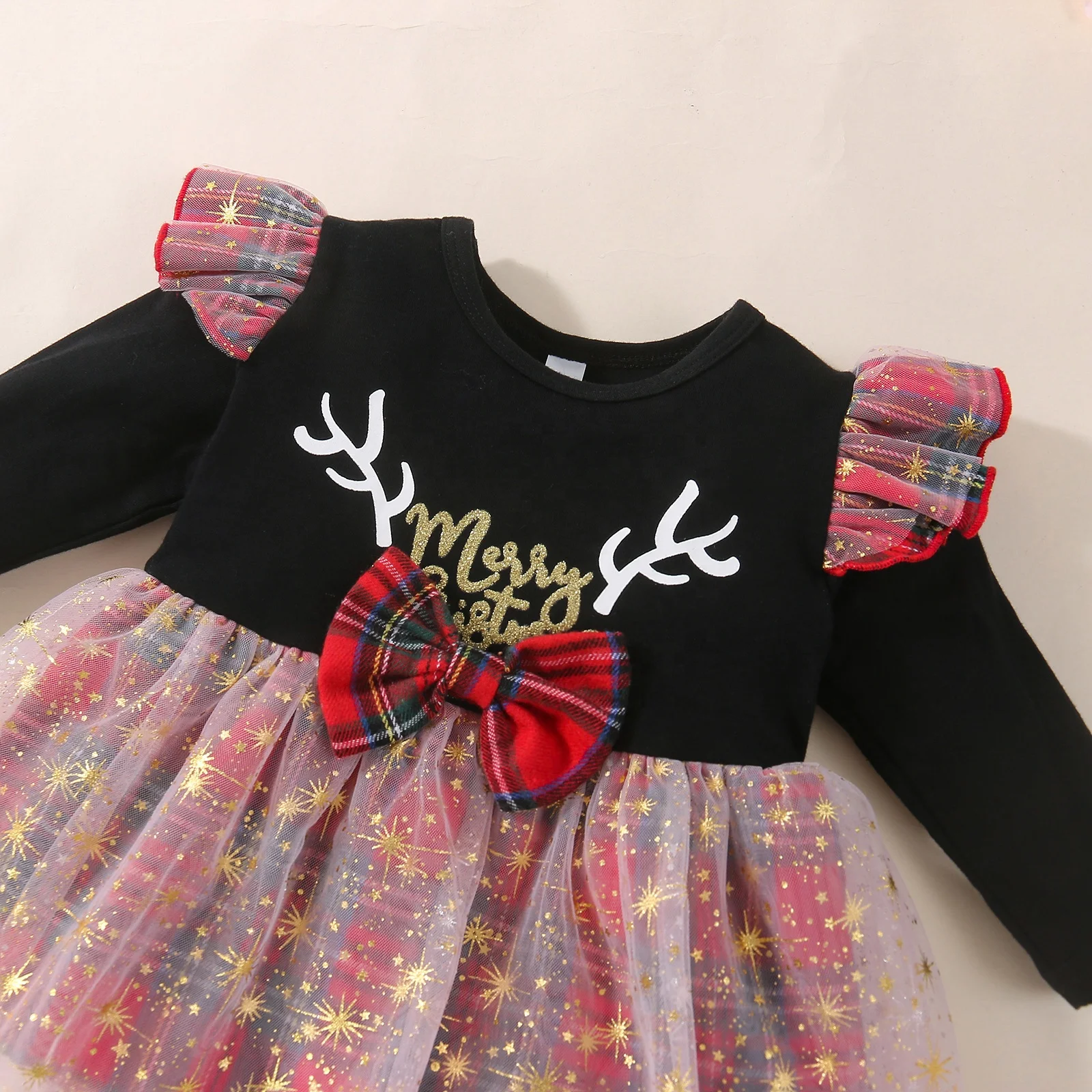 Wholesale Newborn Organic Cotton 0-12M Christmas Baby
