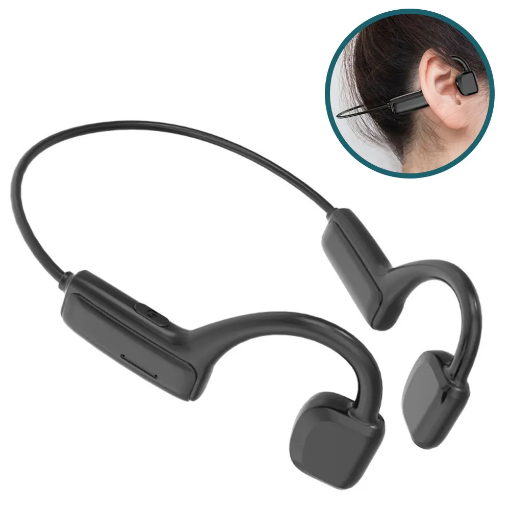 Best selling earphone for blueteeth 5.1 earbuds wireless earphones stereo waterproof sweat bone conduction earphone