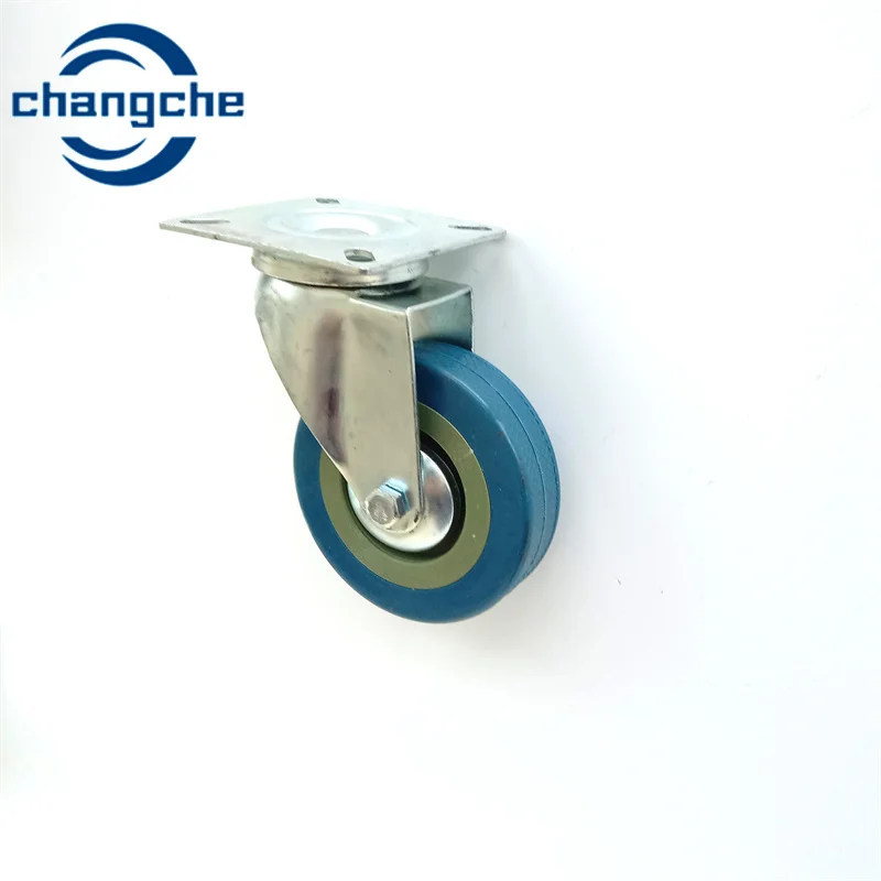High Quality Caster Wheels Fixed Caster 5 Inch Caster Wheel Tpr Material Wheel