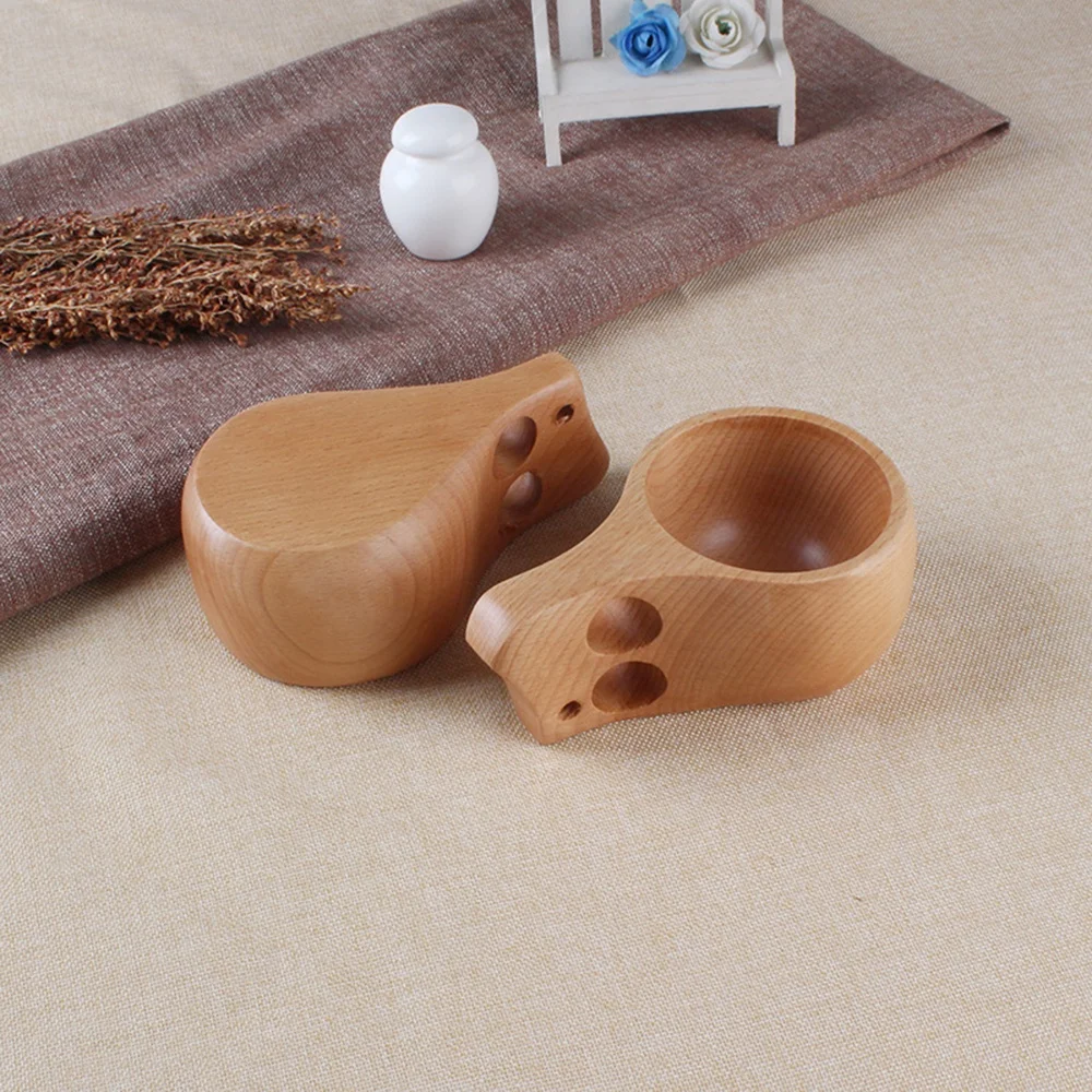
handmade beech wood tea cup reusable wooden coffee cups wholesale 