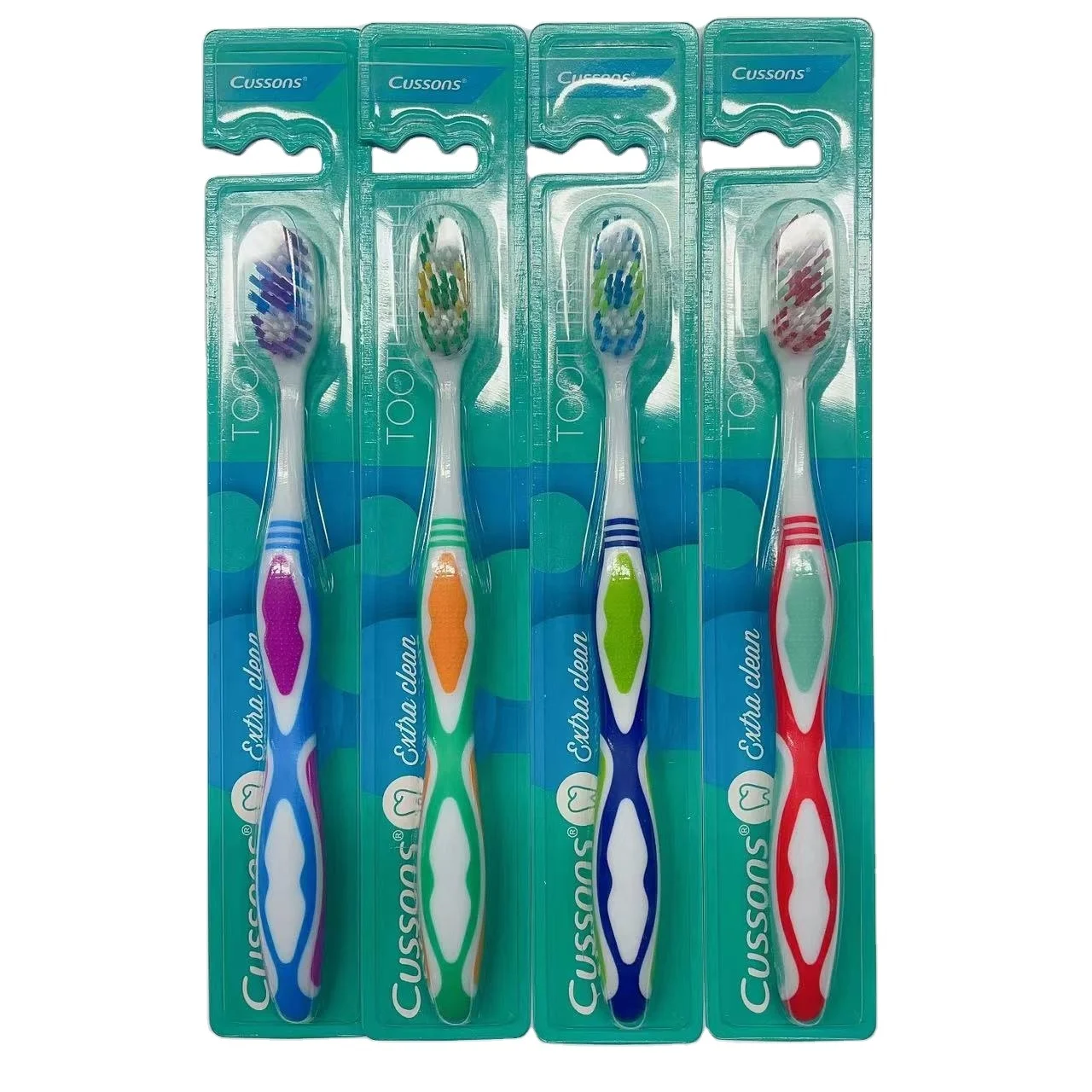 5196 Soft Medium Hard Bristle Adult Toothbrush With Custom Logo