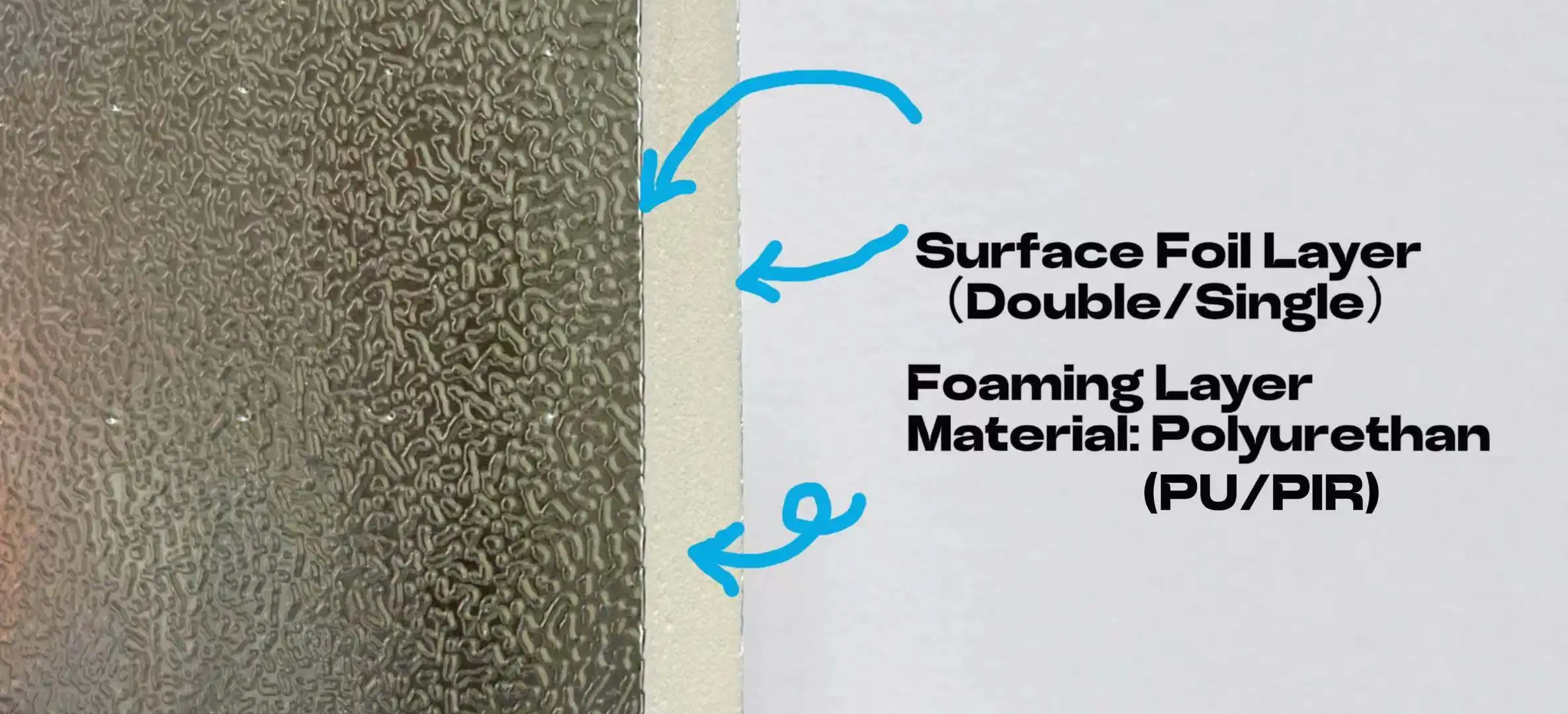 20 30 40 50mm Pre-insulation Panel Board for Construction ceiling wall roof floor