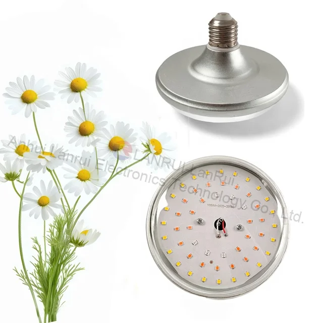 15W AC220V IP65 Seedling Veg and Flower Round Shape UFO Led Grow Lamp Bulbs