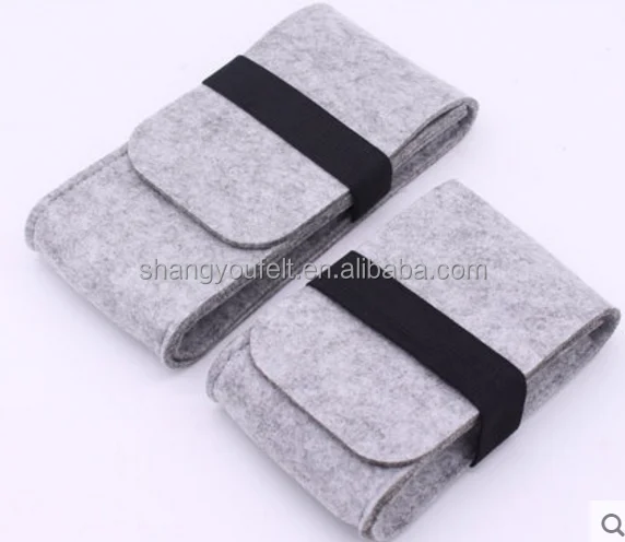 Hot Selling customized logo felt pencil bag Mobile phone bag pen case
