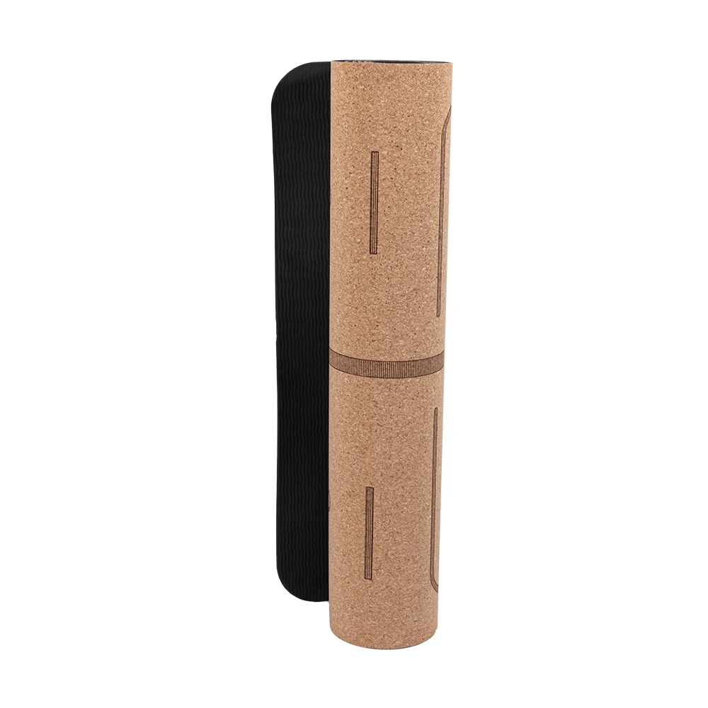  Eco Friendly Custom Logo Yoga Mat Anti Slip Buy Natural Cork Tpe Design Fitness No