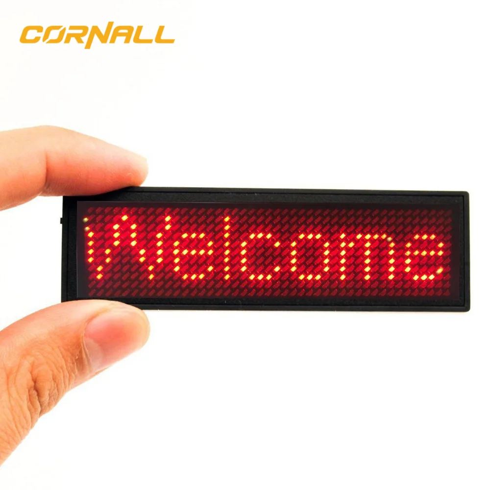 Led Name Badge Sign/Led Name Tag/Mini Led Mobile Display