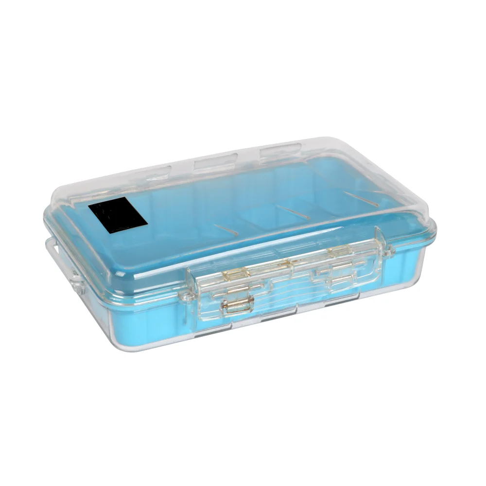 Plastic Mini Storage Box with Snap Hook Detachable Silicone Pad Storing Accessories Box 161004