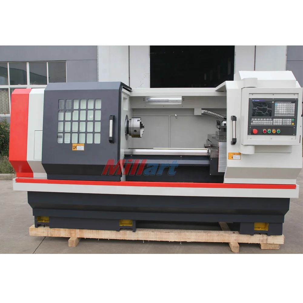 CK6160 Variable Speed Horizontal Metal High Precision CNC Lathe Machine/Flat Bed CNC Lathe