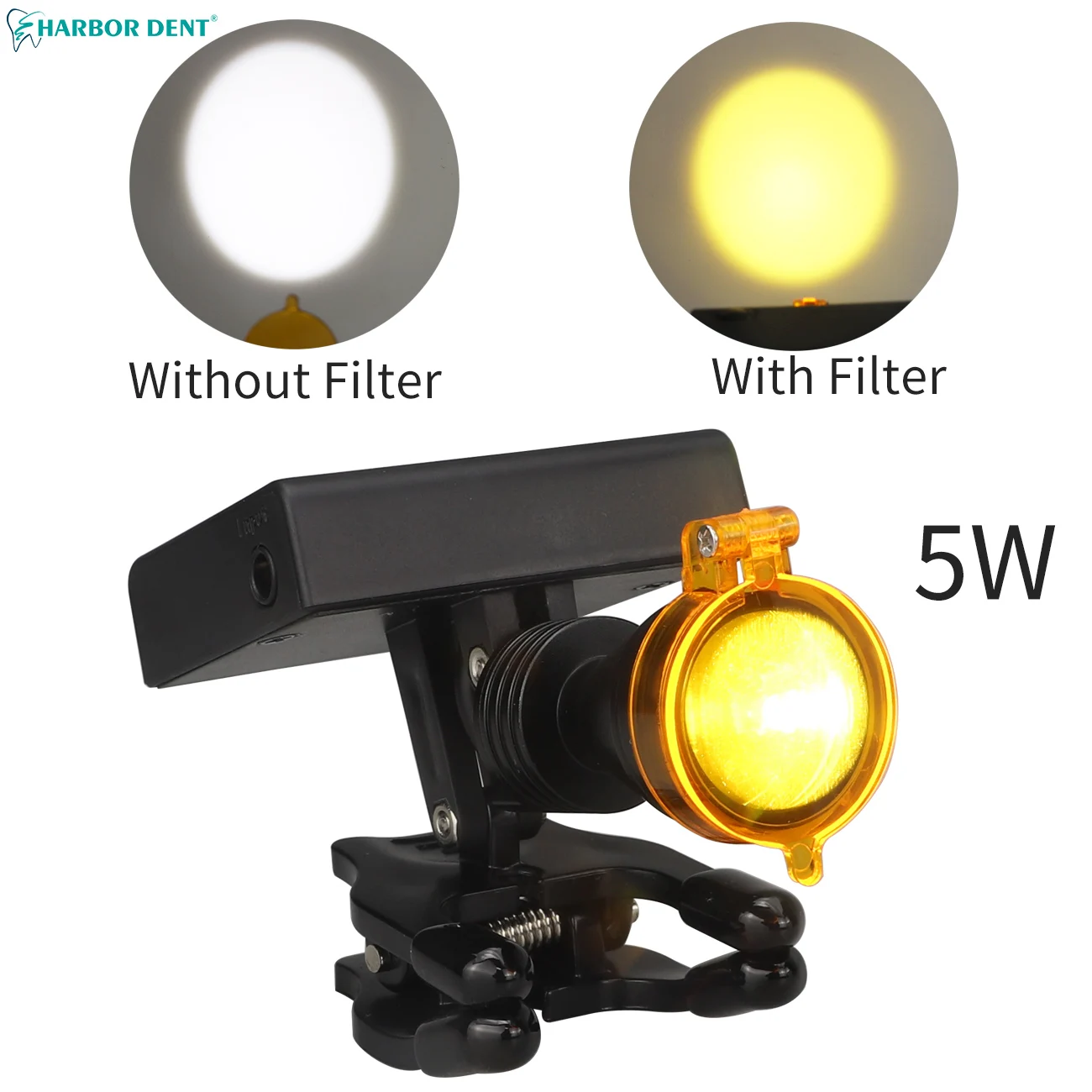 5W Headlight Dental LED Headlamp Portable  For Dental Loupes Lab Medical Magnifier Magnification Binocular
