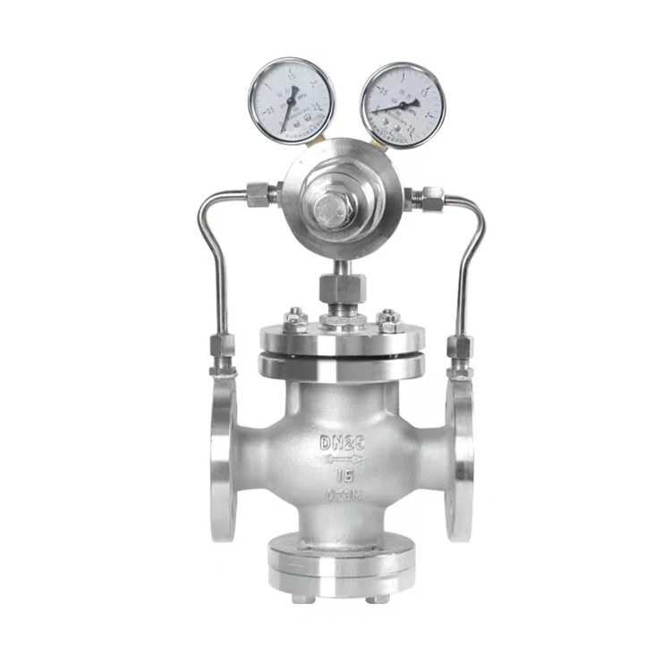 Oxygen/nitrogen/compressed air/natural gas/argon pressure reducing valve YK43F