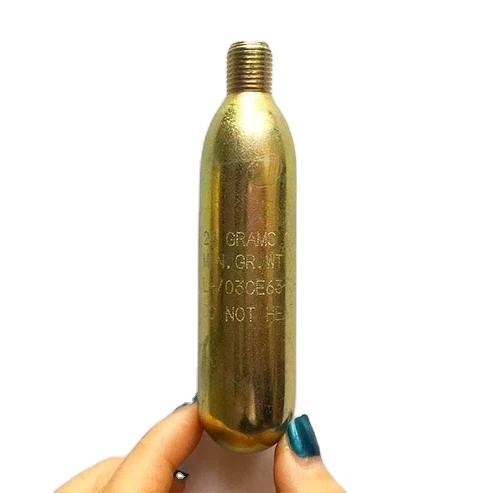 
High Quality 33g,35g,38g co2 gas cartridges Airbag vest Inflated by CO2 Gas Cylinders 