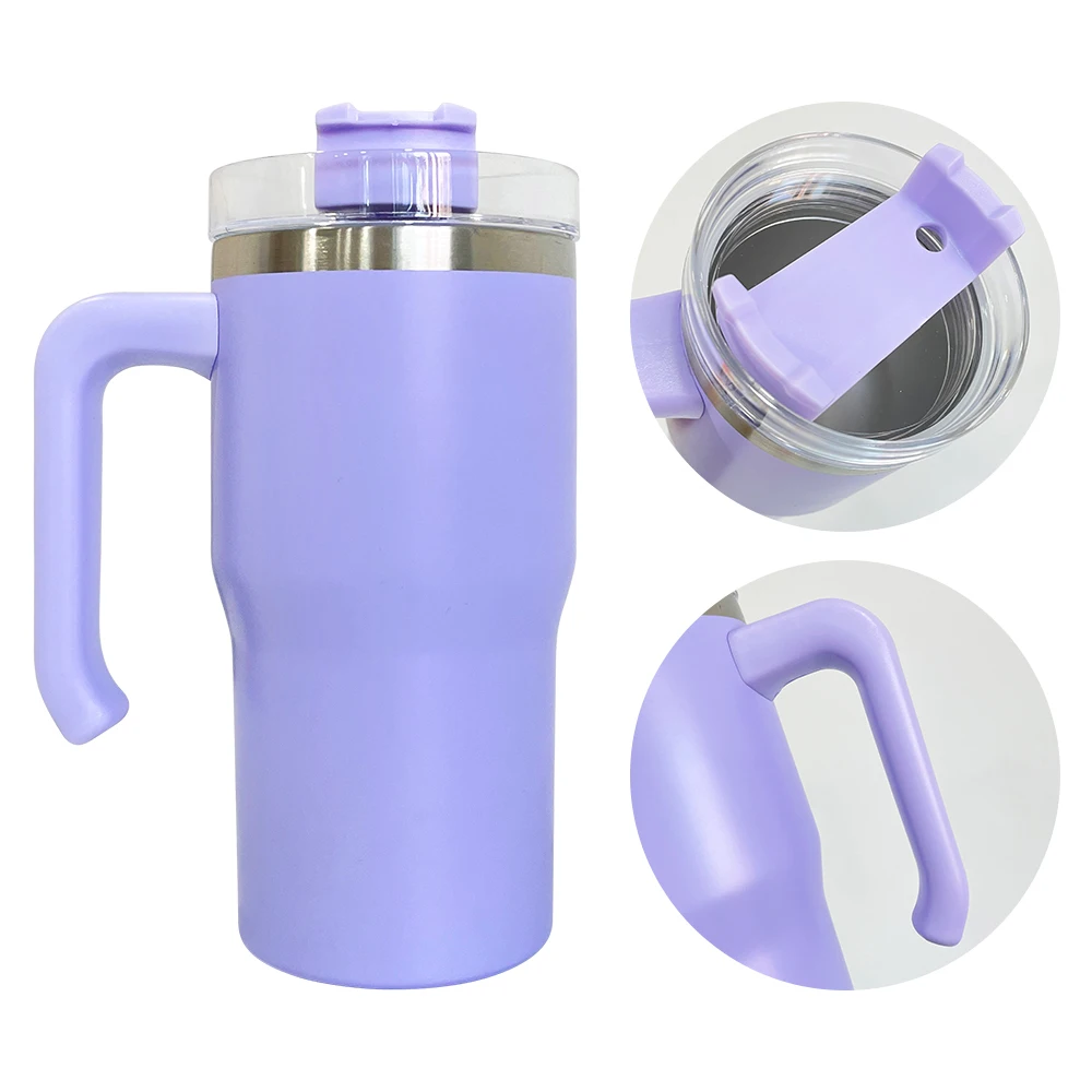 macaron coloredblank sublimation kids 20oz tumbler with handle kids student toddler travel mugs 20oz 40oz tumbler
