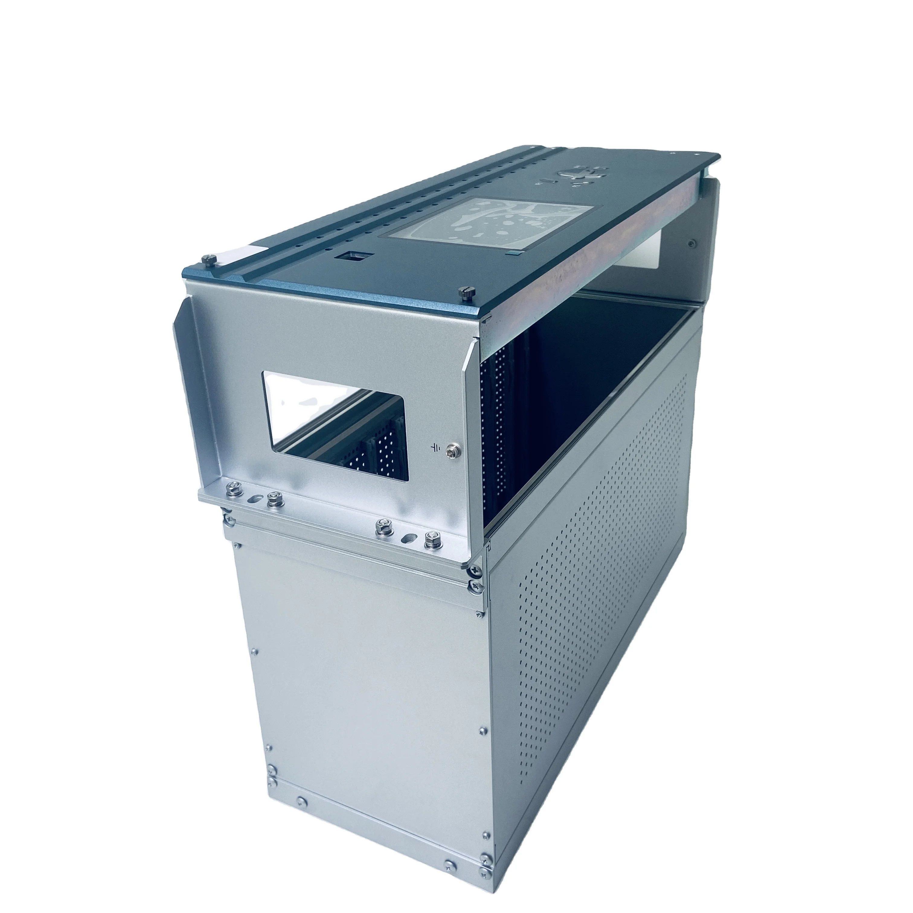 Customized CNC parts inverter aluminum housing electronic test box printed circuit board wire connector housing