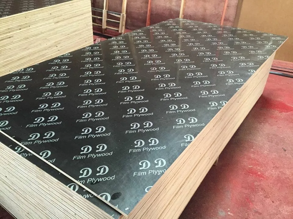 1250*2500*18mm brown film faced or black film faced plywood / film face plywood for formwork construction