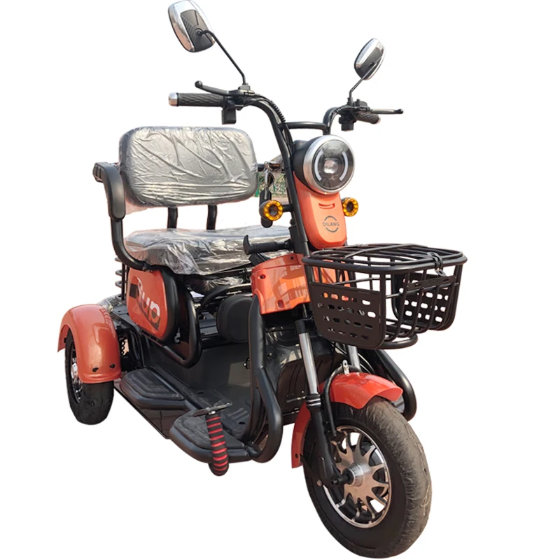 2021 Safety and Popular foldable  Electric Tricycle for 3 people