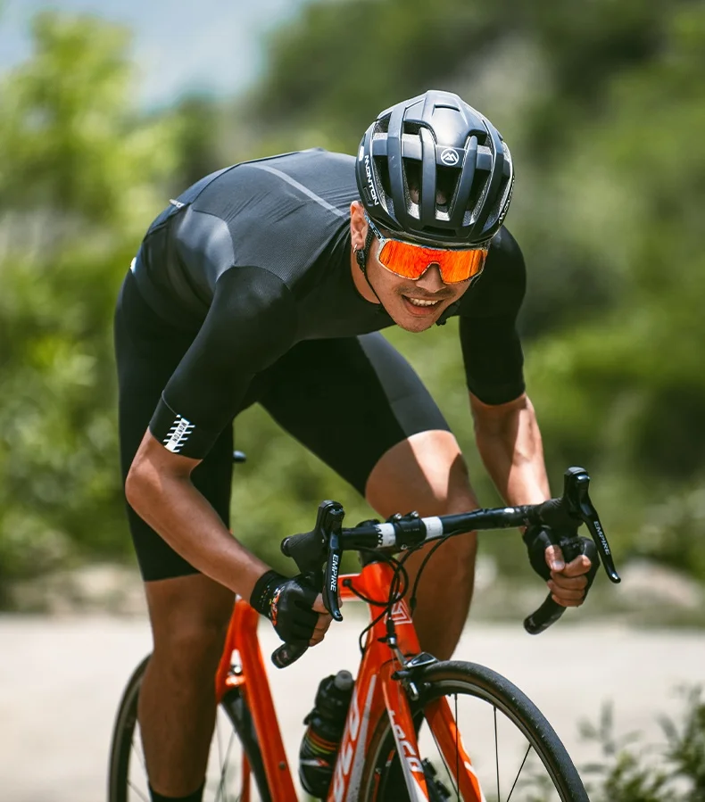 Monton Oem Wholesale Team Bike Jersey Custom Professional Manufacturer Sports Wear Cycling Jerseys Suit Black Cycling Wear