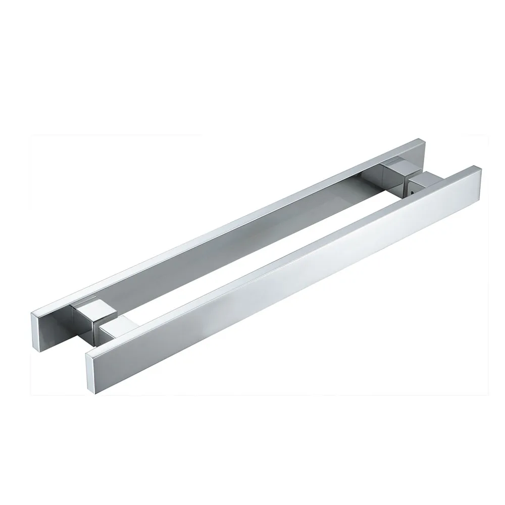 Custom Pull Sliding Shower Glass Room Strip Door Handle Modern Brass Shower Door Handle