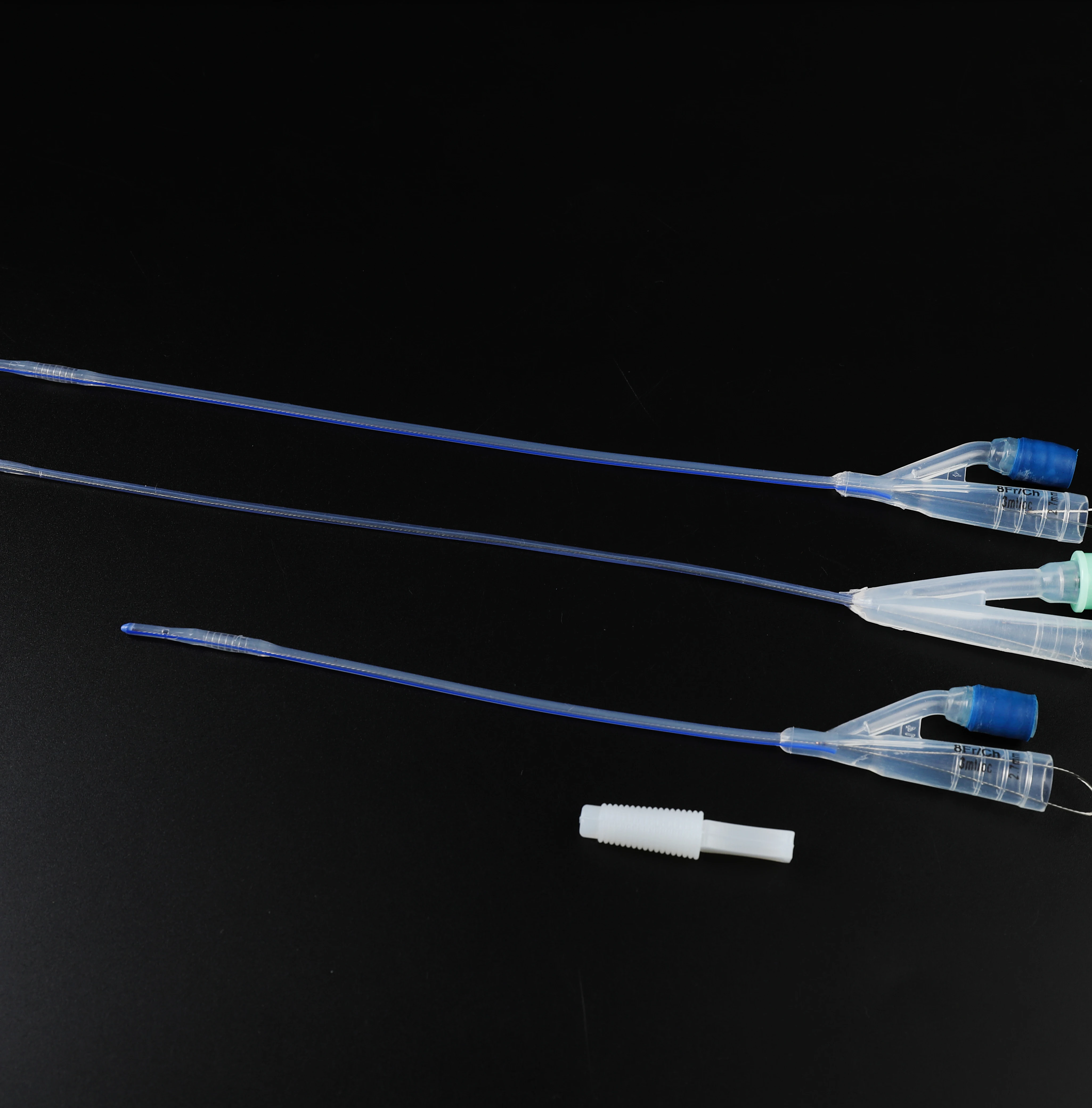 Male Dog Urinary Silicon Foley Catheter 10FR/3.3*550mm 2-ways