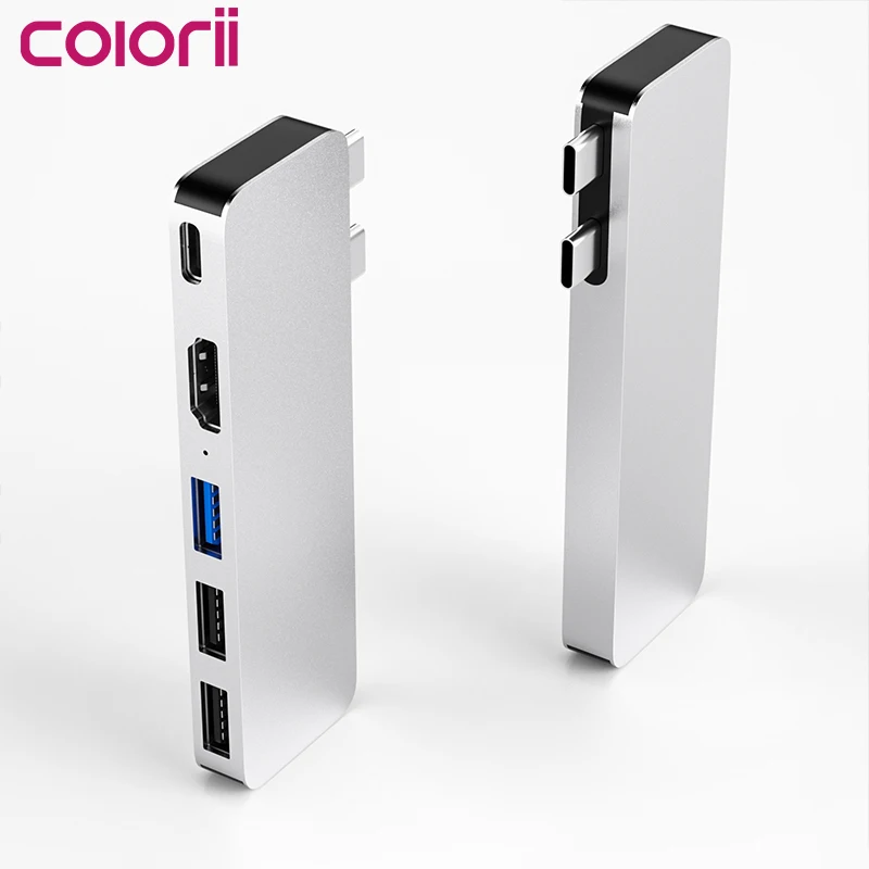  Док-станция USB C Hub Thunderbolt 3 с HDMl Data для MacBook Macbook Pro Air 2020 и новая микросхема