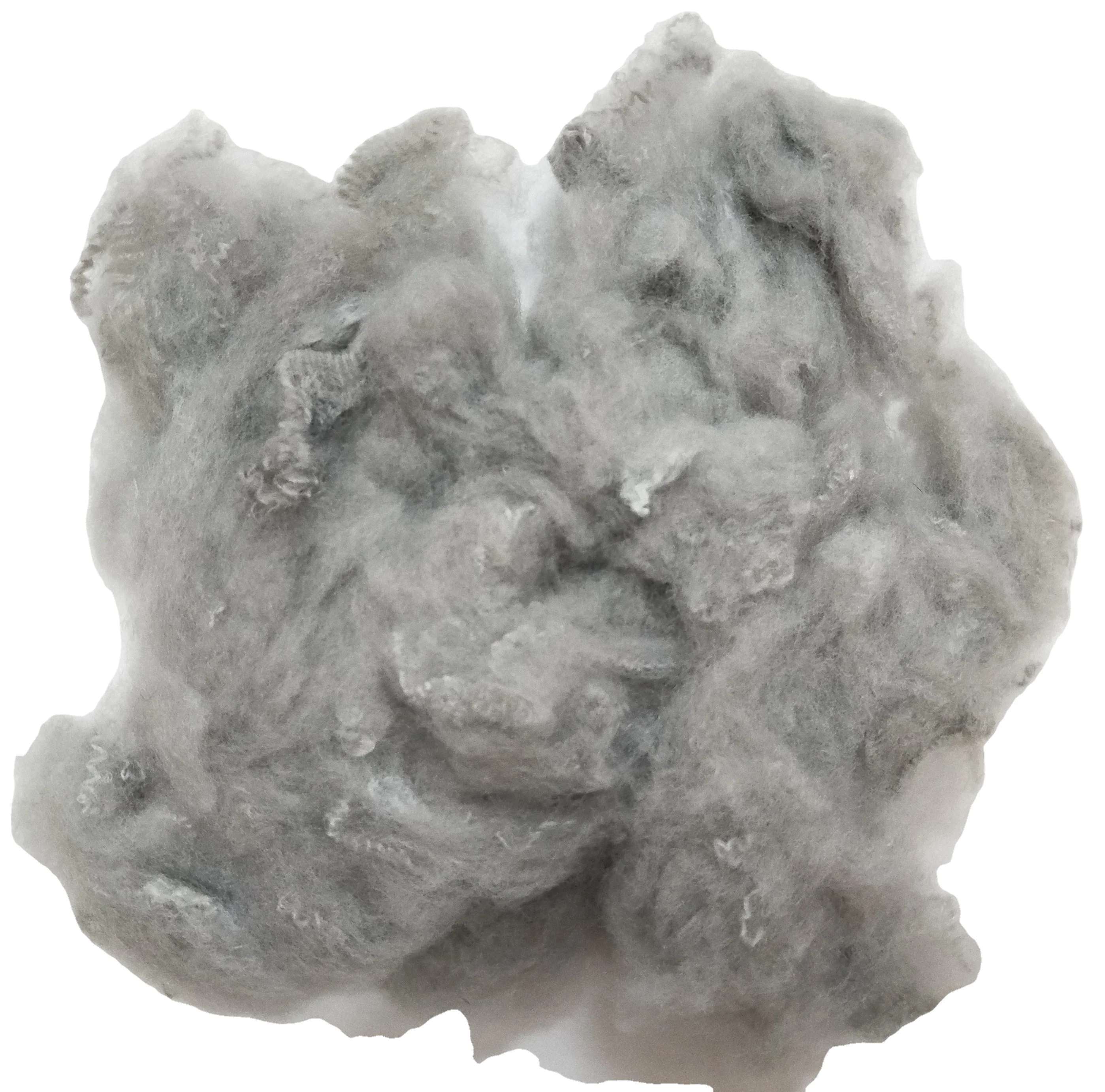 dope dyed any color regenerated polyester short fibre for spinning use