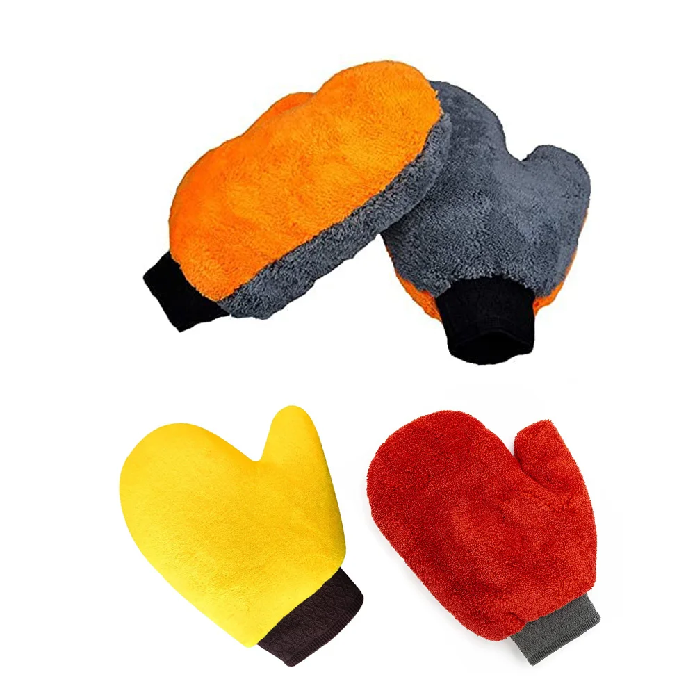 Microfiber Wash Mitt for Car Cleaning Mitts Tools Premium Chenille Scratch Car Wash Mitt