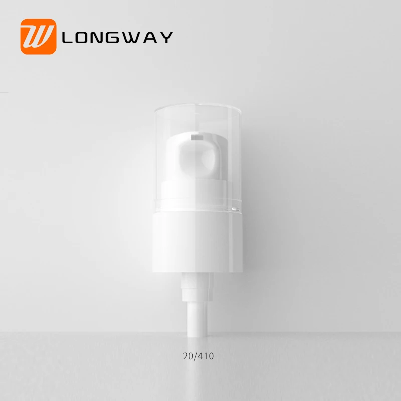 Manufacturer eco-friendly 20/410 PP plastic skincare lotion treatment pump dispenser