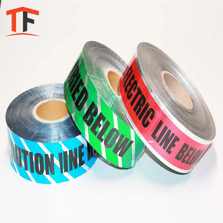 Detectable Buried Barricade Tape