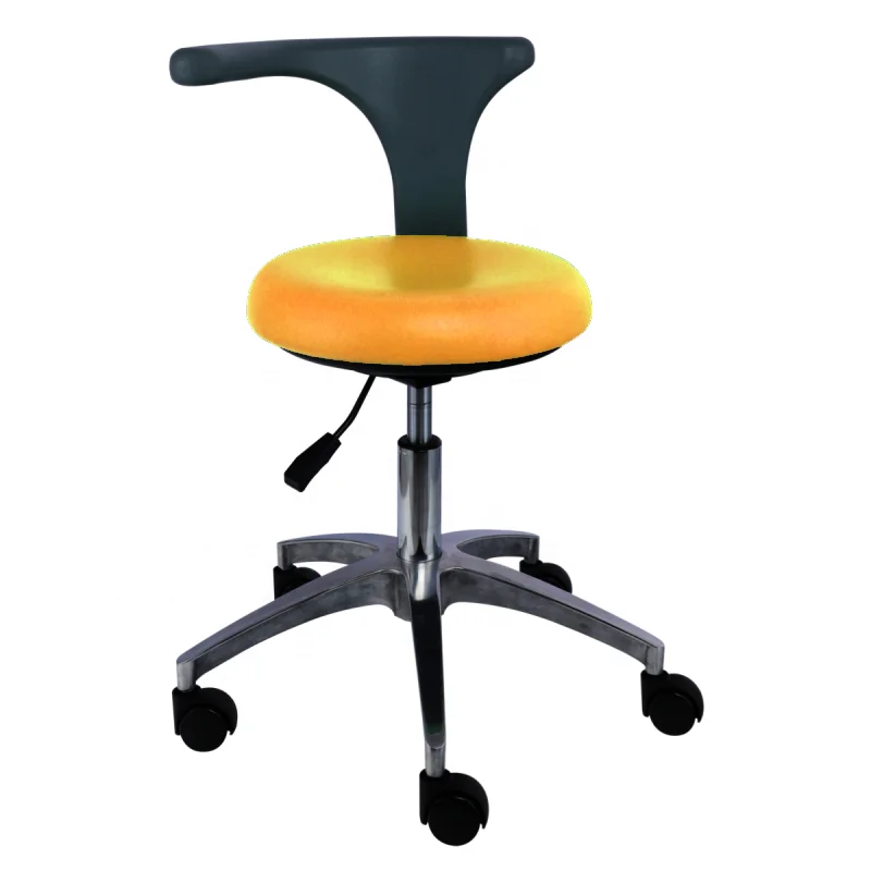 Popular design dental clinic surgical chair 360 degree swivel nurse stool light weight dentist assistant stool