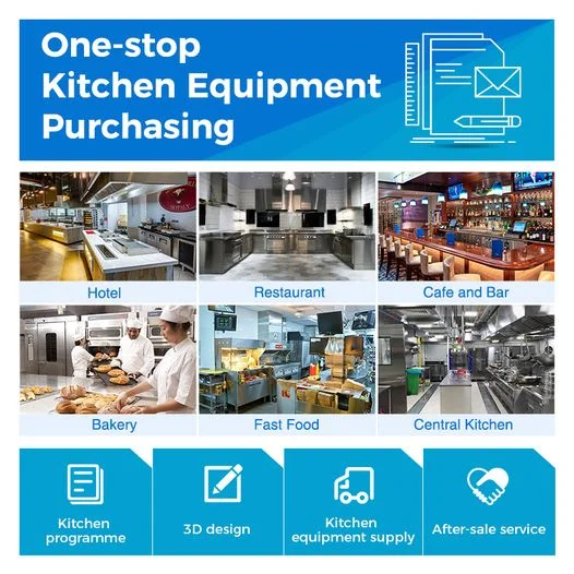Shinelong Complete Kitchen Cooking Equipment Stainless Steel Hotel Supplies Restaurant Equipment