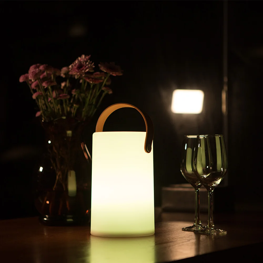 Wireless Portable Colorful Rechargeable Battery Led Table Lamps For Room