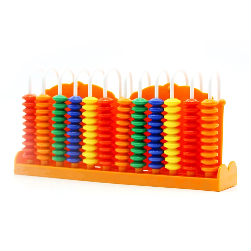 Counting Frame Plastic Toys Beads 5 Row Abacus Colorful Maths Calculation Tool Maths Learn Aid