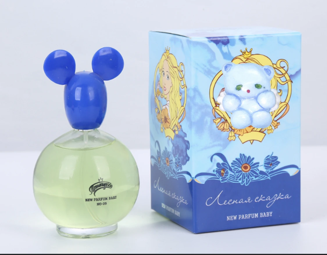 75 ml Baby bear shape  Perfume cute shape  Glass Bottle perfume for children Private Label Cute Packaging Baby Cologne