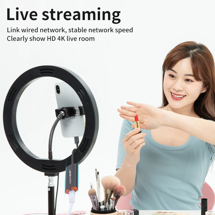 Адаптер Ethernet ACASIS USB 10/100/1000 Мбит/с сетевая карта к RJ45 Lan для MacBook Windows 7/8/10