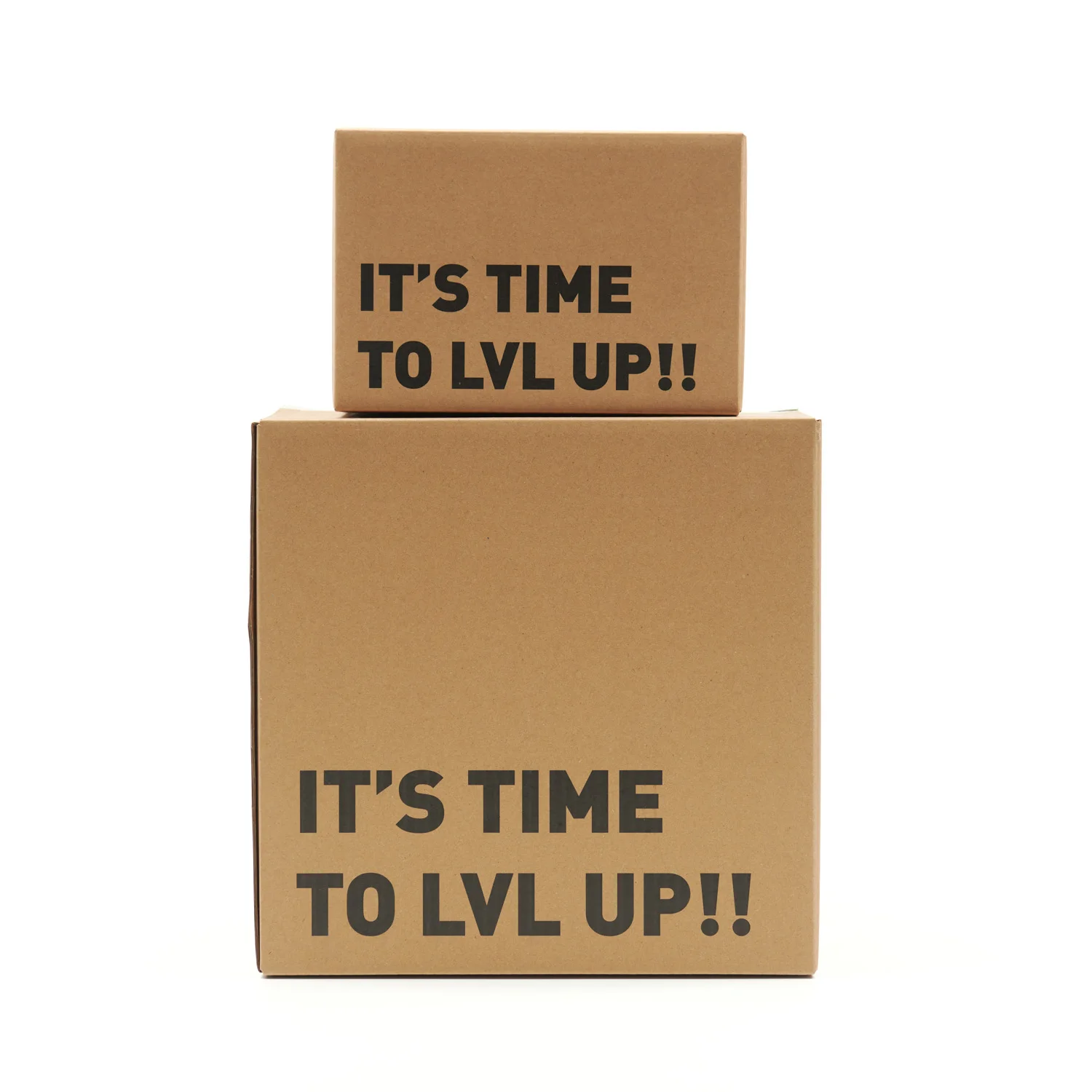 Bulk custom corrugated box packaging logo printed recyclable brown carton shipping moving boxes