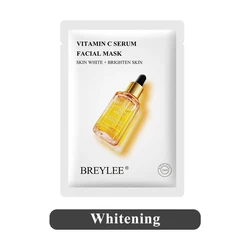 BREYLEE Facial Mask Acne Treatment Retinol Repair Whitening Moisturize Anti-Aging Oil Control VC Serum Sheet Face Mask Skin Care