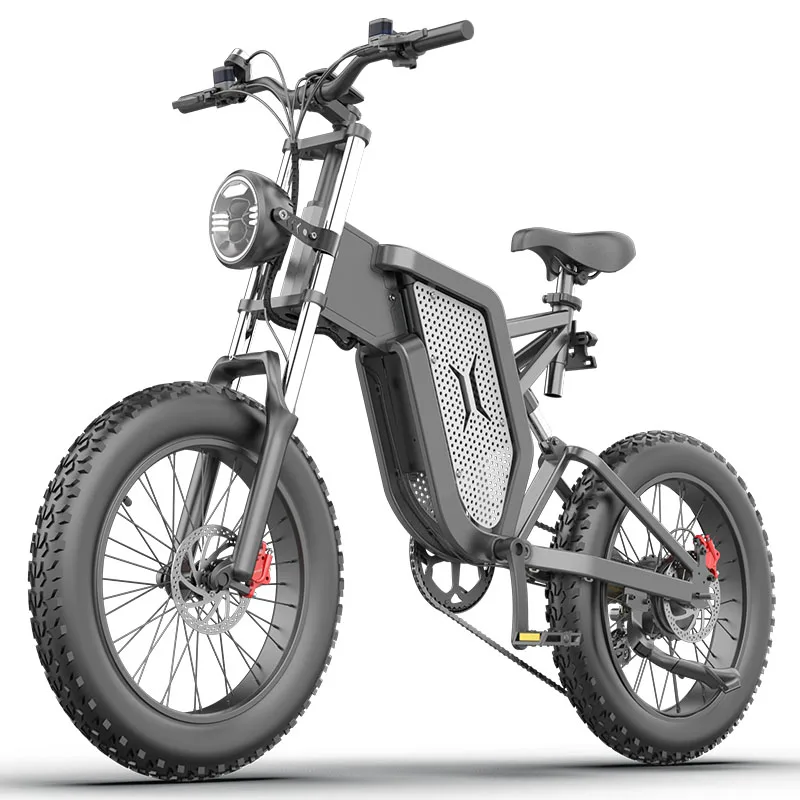 От оригинального производителя onlywheel в серый аккумулятор съемный 48v литиевая полной подвеской Ekx X20 20 дюймов с толстыми покрышками горный электровелосипед