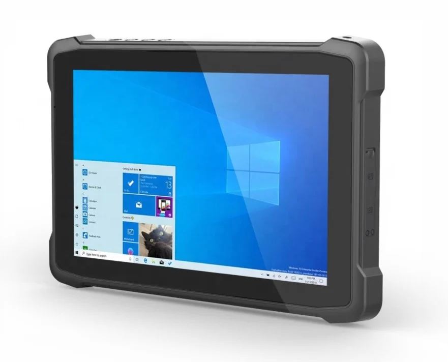8inch vehicle portable  smart industrial tablet pc with 4G Lte and barcode scanner MT8100