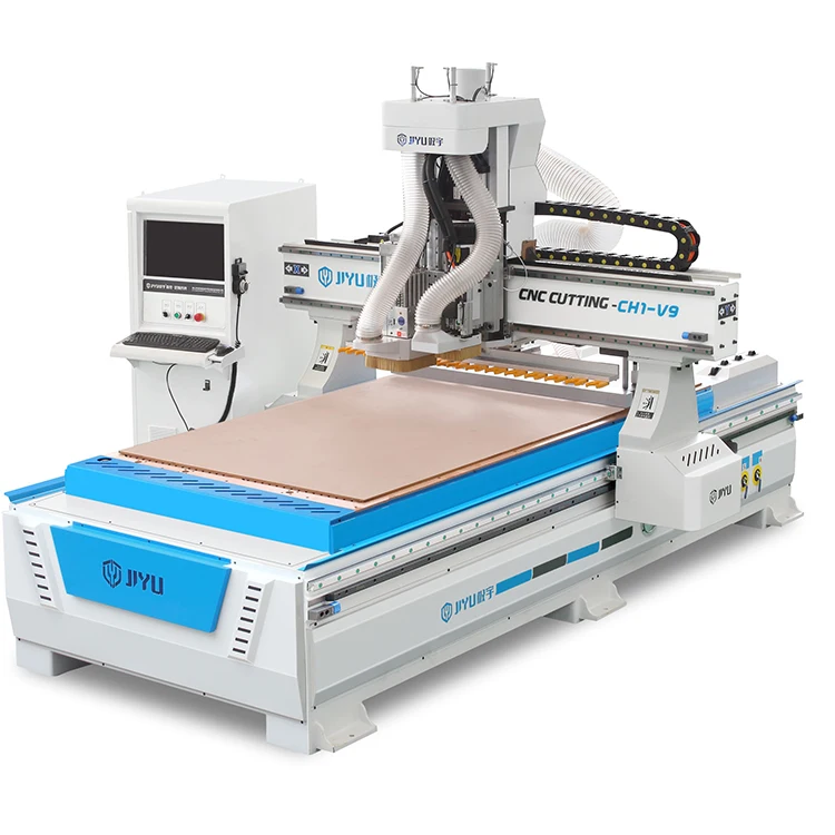 Jiyu Professional factory Auto tool change cnc router woodworking cnc cutting machine with drill bag  CH1-V9