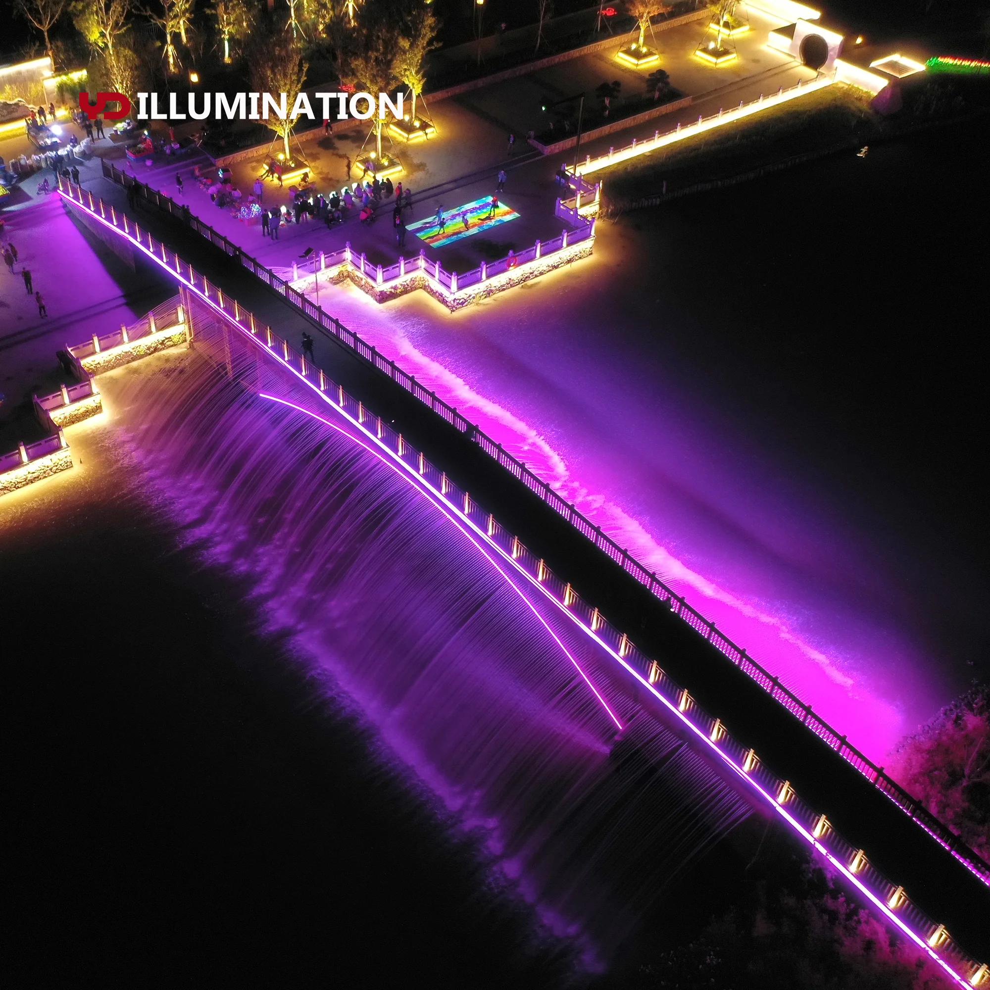 Waterproof Outdoor LED DMX wall washer for building facade lighting