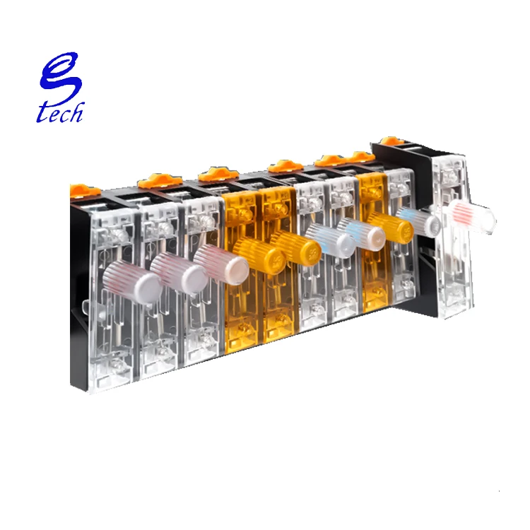 Factory price safety holder Rail type 3A fuse with indicator light fuse holder FS-102 AC 220V