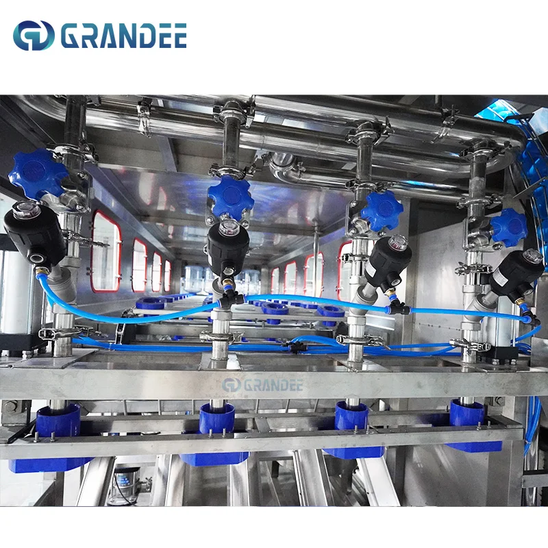 Good quality 18.9L 20L 3 in 1 monoblock 5 gallon liquid water filling line factory