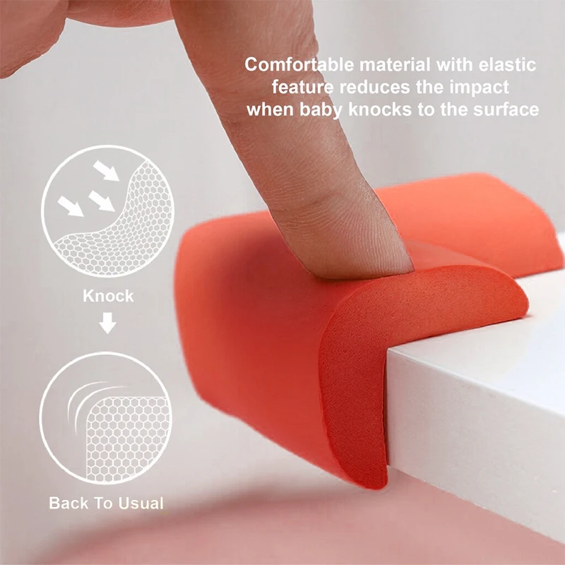 Baby safe NBR rubber foam corner edge protector Rubber Protector Tea Table Edge Protector for Home Use