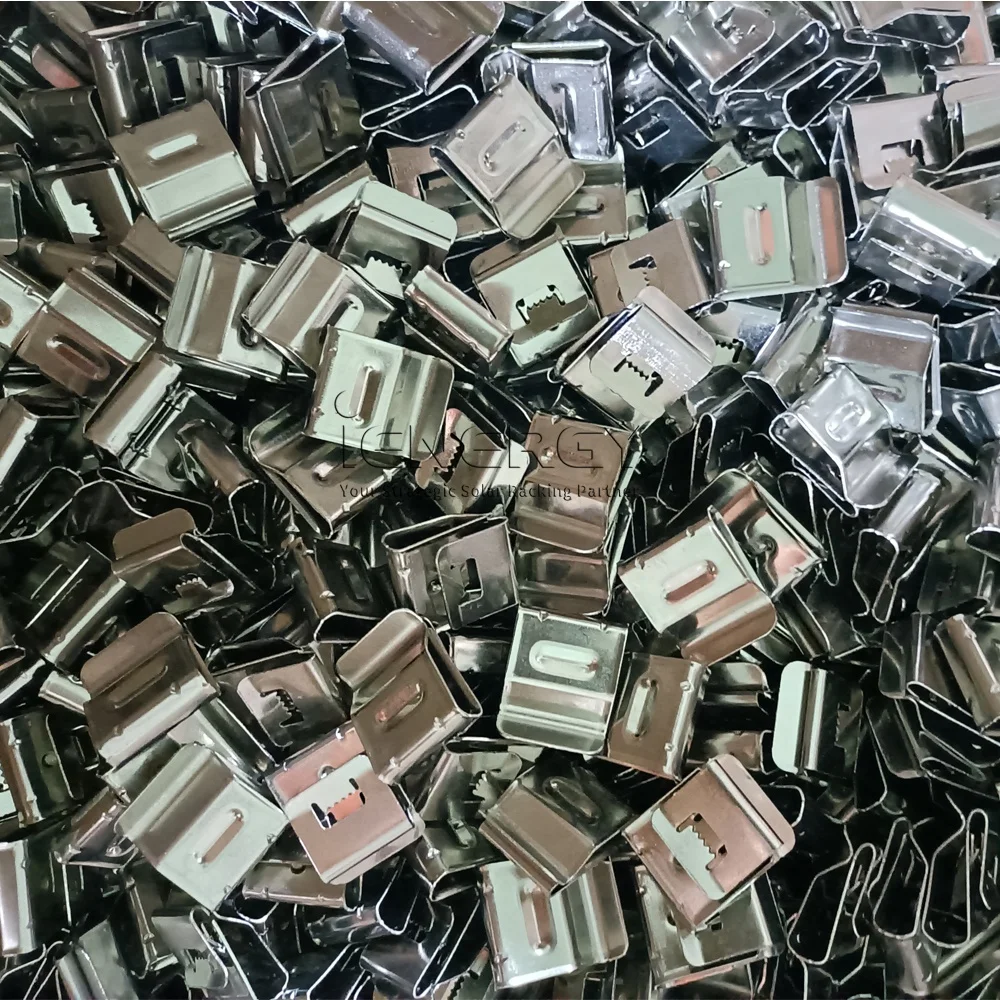 Solar Panel Mounting System Stainless Wire Clip PV Panel Solar Cable Clips  for 2 cables