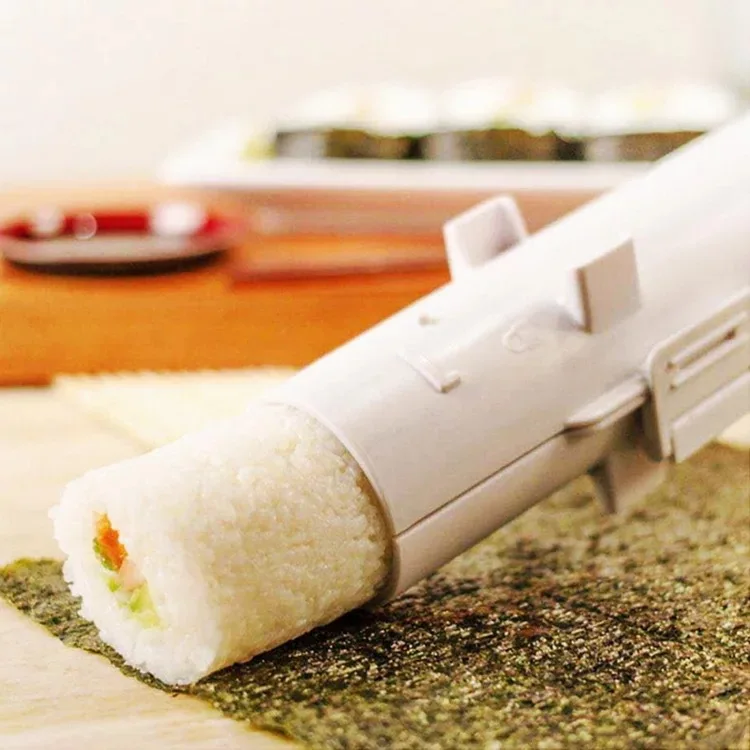 Sushi Maker Roller Rice Mold Sushi Bazooka Vegetable Meat Rolling Tool DIY Sushi Making Machine
