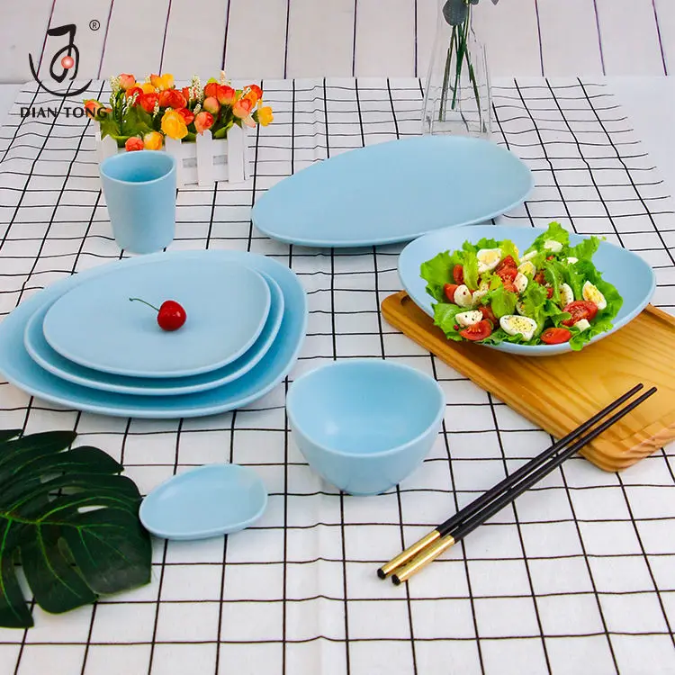 New arrival nordic modern hotel restaurant 8 pcs ceramic crockery porcelain dinner set tableware dinnerware set