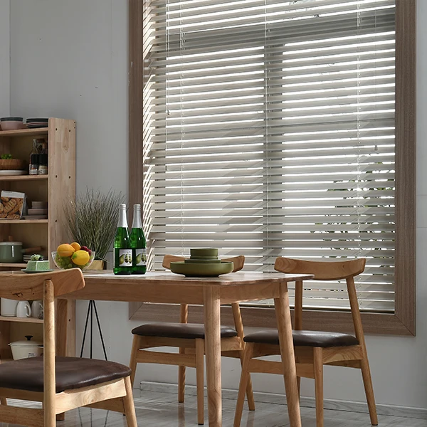brushed color slats custom wooden made Venice Venetian blinds