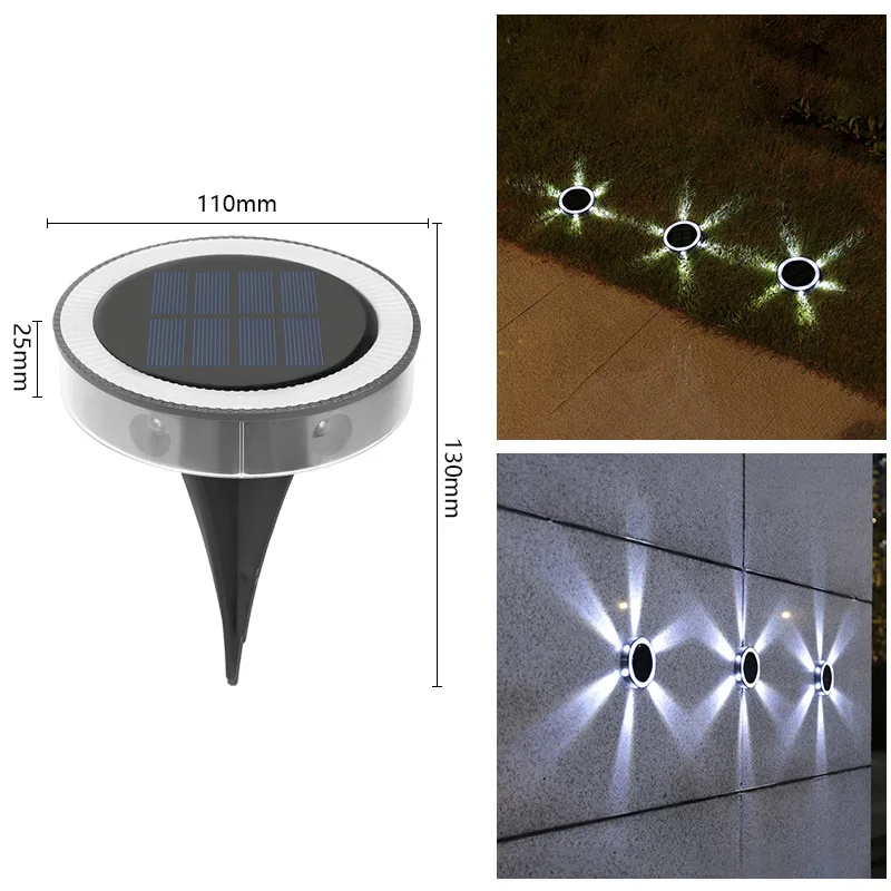 Low Price Solar LED path sensor lamp with peg induction night ground light outdoor waterproof lantern for garden park decoration